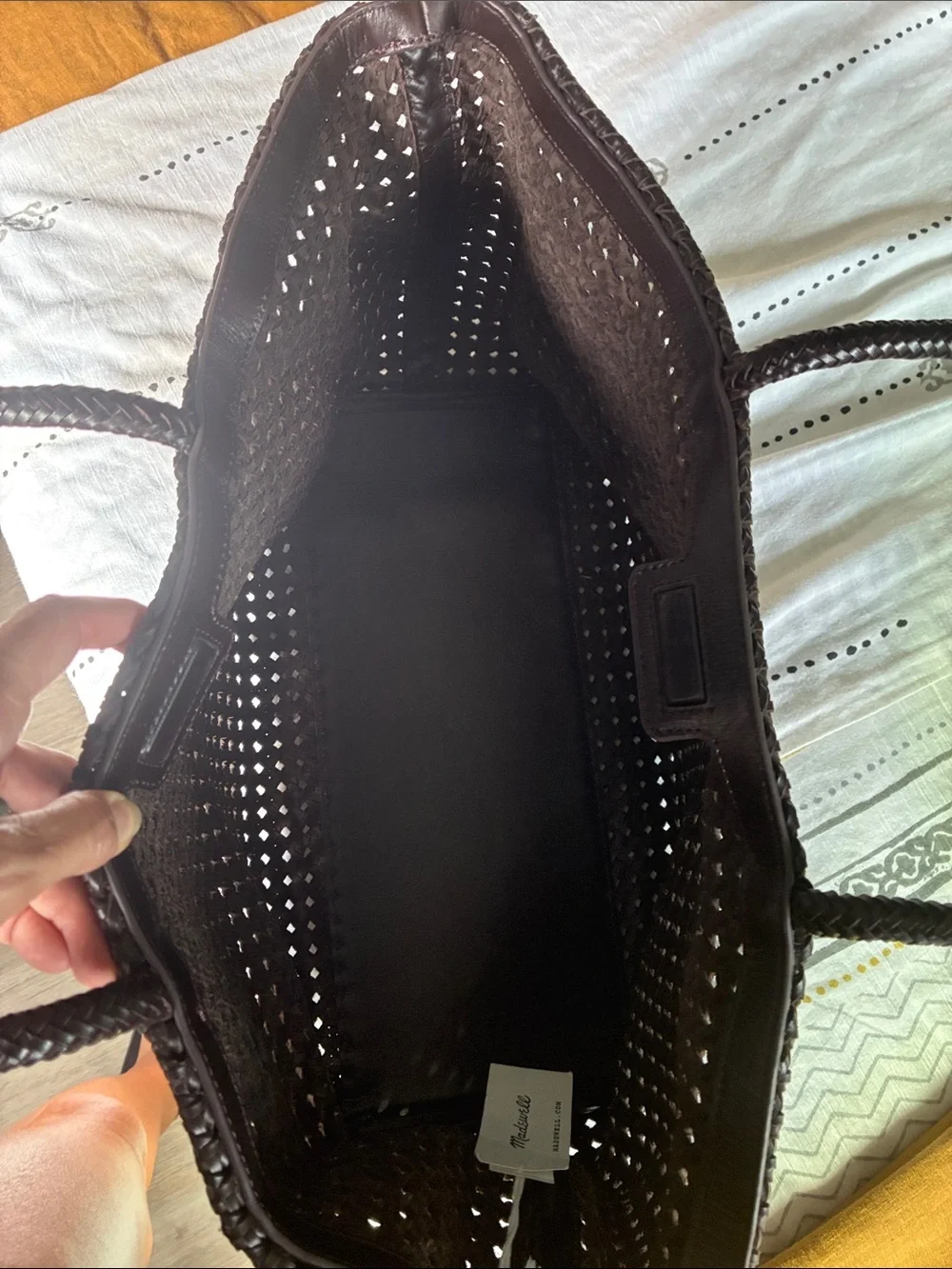 Madewell Open Woven Tote NWT